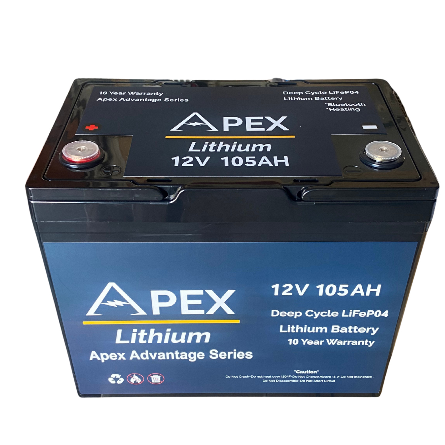 Apex Lithium 12V 105AH Lithium Battery- GR24 Apex Advantage Series