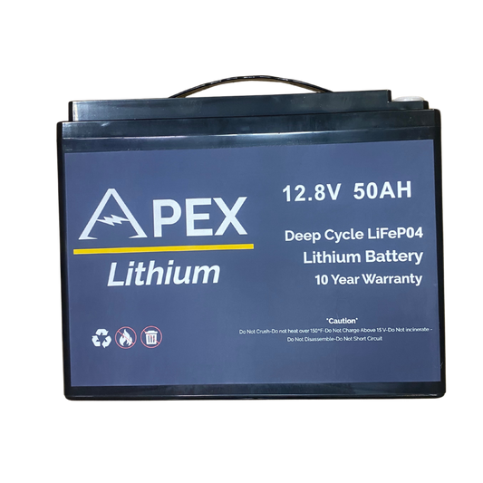 Apex Lithium 12V 50AH Lithium Battery