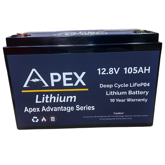 Apex Lithium 12V 105AH Apex Advantage Series Lithium Battery- GR31