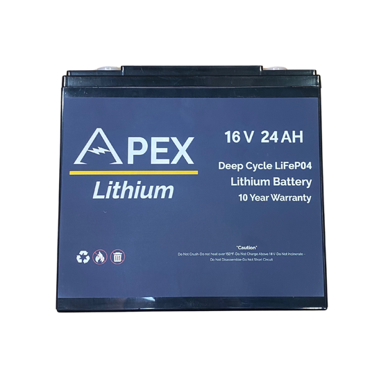 Apex Lithium 16V 24AH Lithium Battery