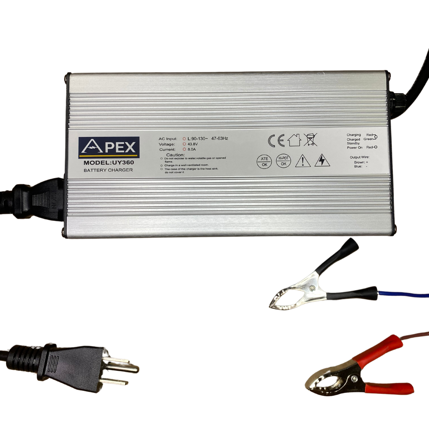 Apex Lithium 36V 8a Lithium Battery Charger