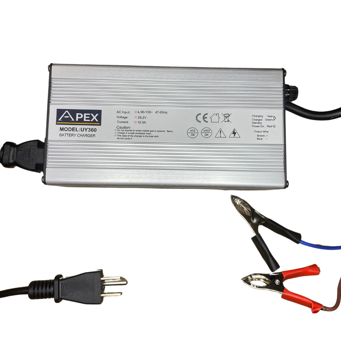 Apex Lithium 24V 12a Lithium Battery Charger