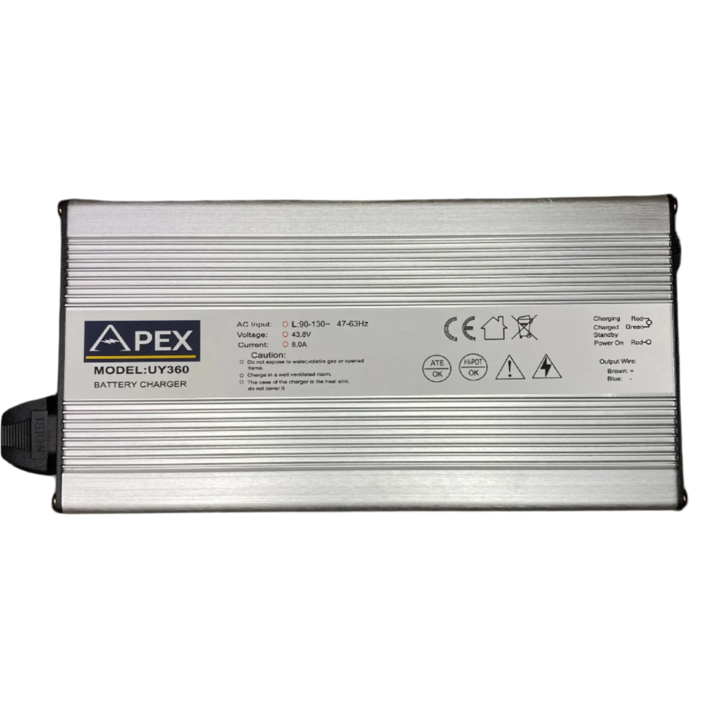 Apex Lithium 36V 8a Lithium Battery Charger