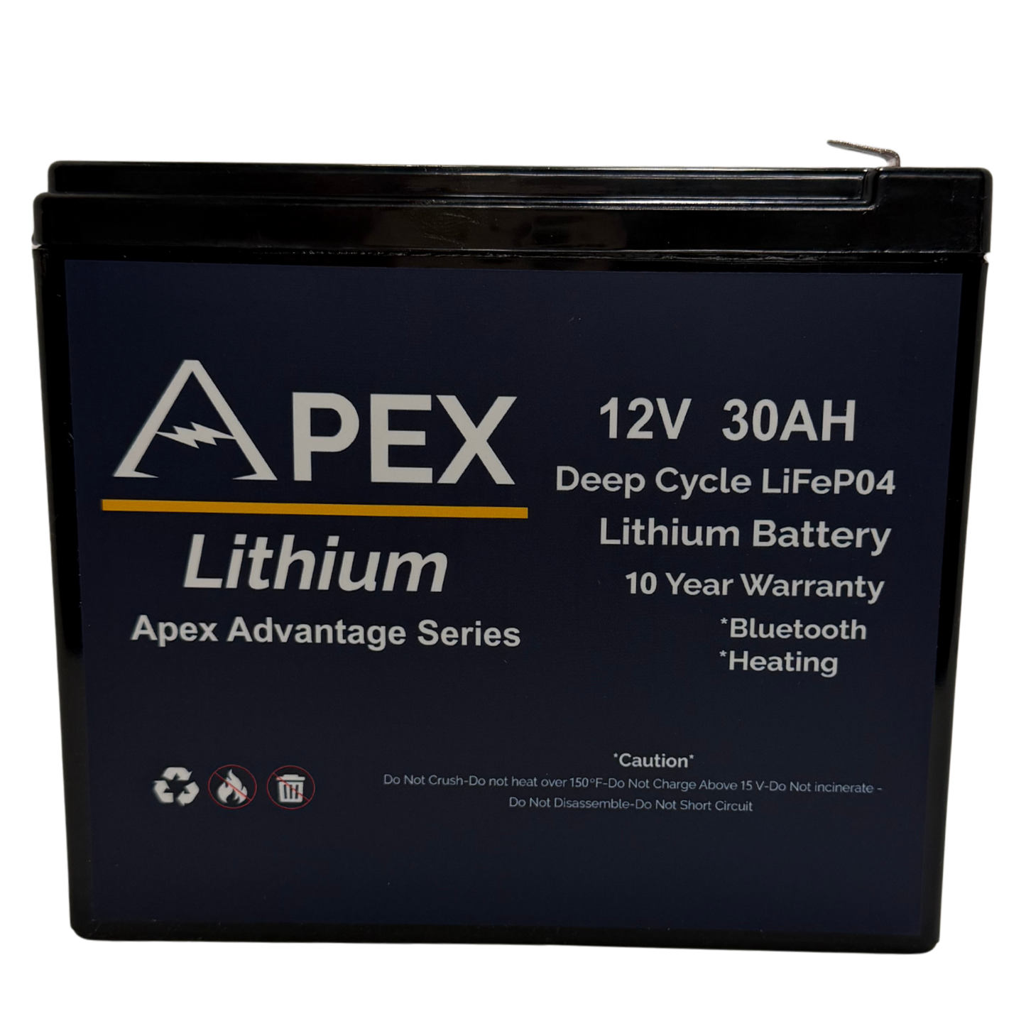 Apex Lithium 12V 30AH Apex Advantage Series Lithium Battery