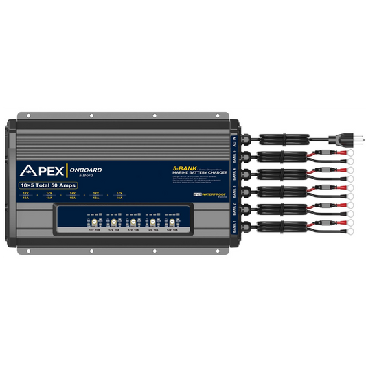 5 bank on board charger-5x 12V10A