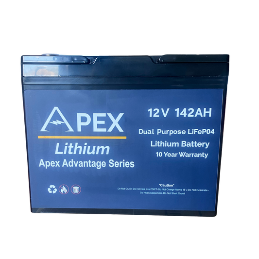 Apex Lithium 12V 142AH- Dual Purpose-Apex Advantage Series